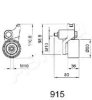 ASHIKA 45-09-915 Tensioner, timing belt